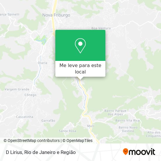 D Lirius mapa