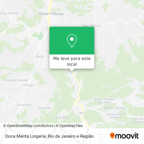 Doce Menta Lingerie mapa