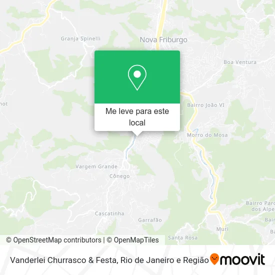 Vanderlei Churrasco & Festa mapa