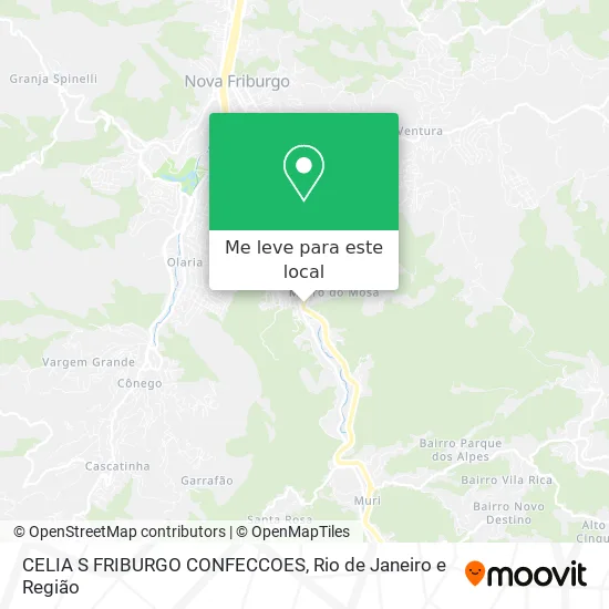 CELIA S FRIBURGO CONFECCOES mapa
