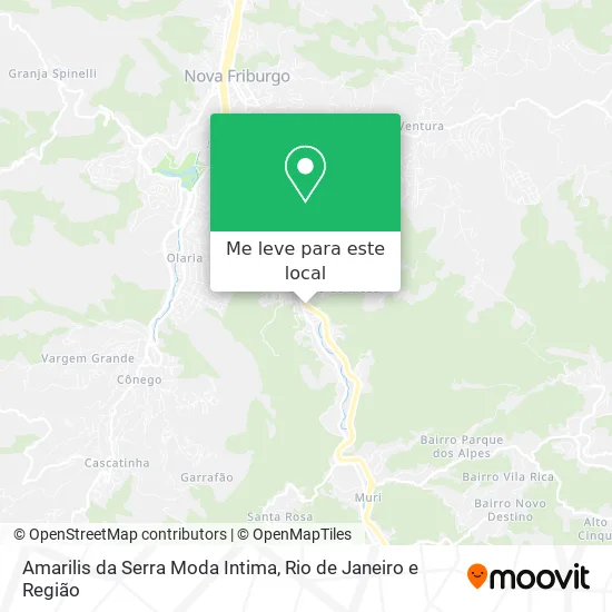 Amarilis da Serra Moda Intima mapa