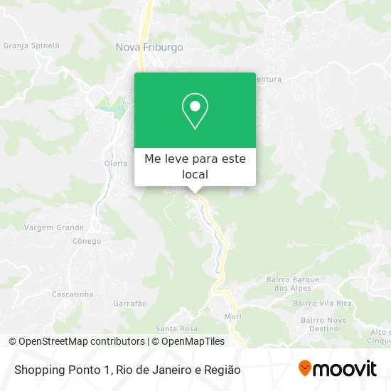 Shopping Ponto 1 mapa