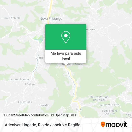 Adeniver Lingerie mapa