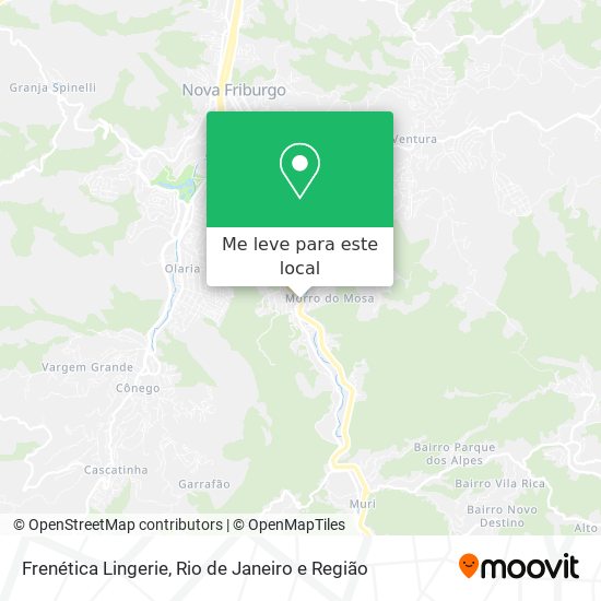 Frenética Lingerie mapa