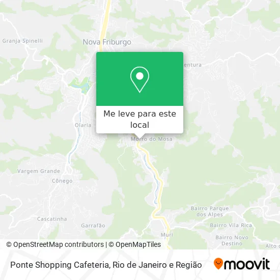Ponte Shopping Cafeteria mapa