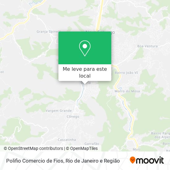 Polifio Comercio de Fios mapa