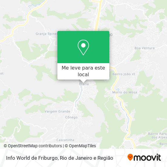 Info World de Friburgo mapa