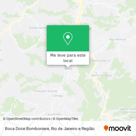 Boca Doce Bomboniere mapa