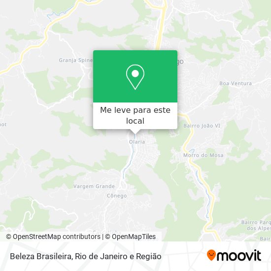 Beleza Brasileira mapa