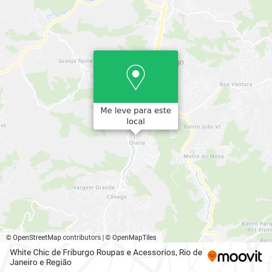 White Chic de Friburgo Roupas e Acessorios mapa