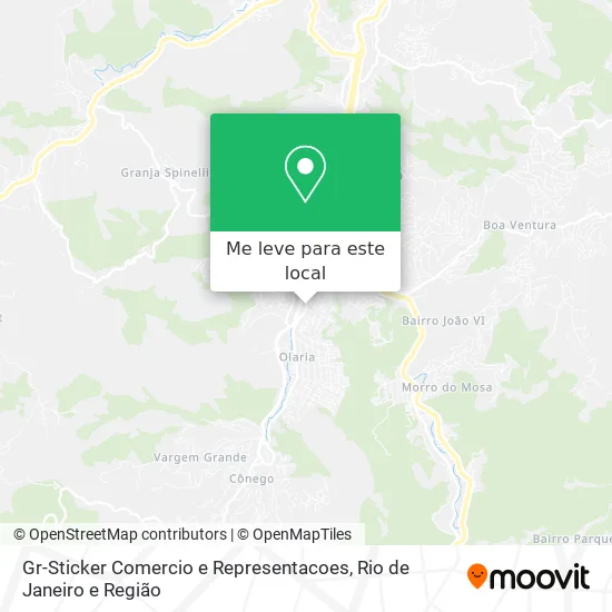 Gr-Sticker Comercio e Representacoes mapa