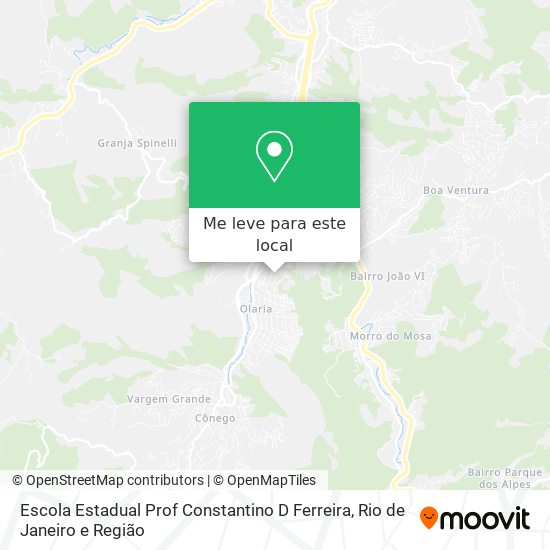 Escola Estadual Prof Constantino D Ferreira mapa