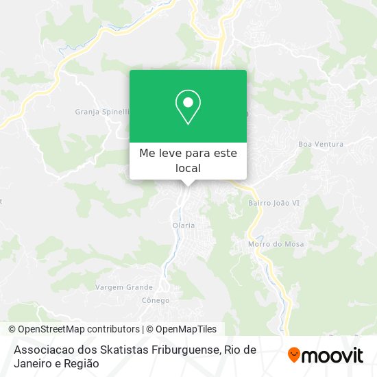 Associacao dos Skatistas Friburguense mapa