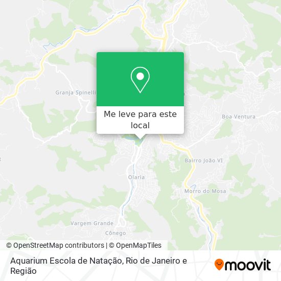 Aquarium Escola de Natação mapa