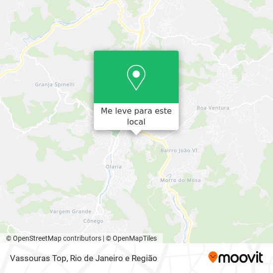 Vassouras Top mapa