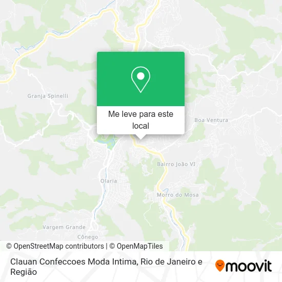 Clauan Confeccoes Moda Intima mapa