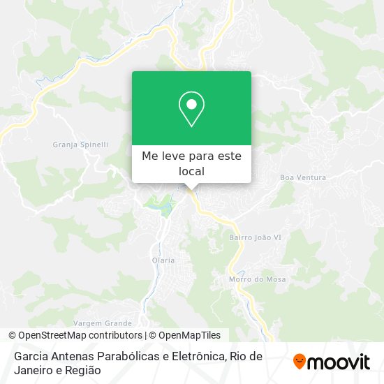 Garcia Antenas Parabólicas e Eletrônica mapa