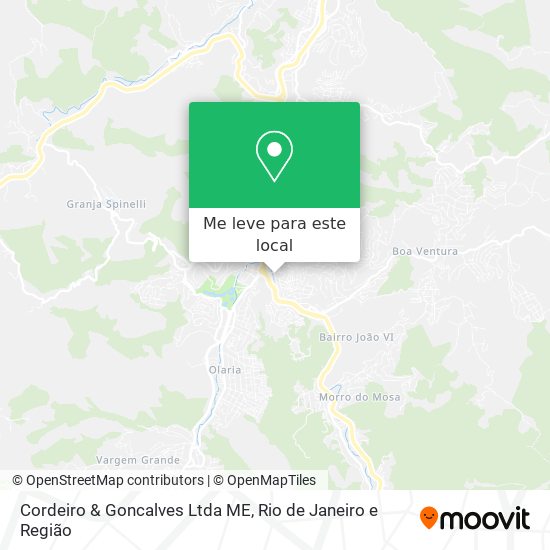 Cordeiro & Goncalves Ltda ME mapa