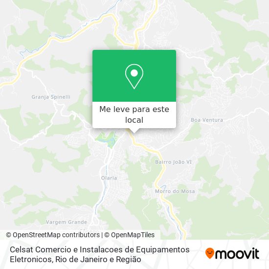 Celsat Comercio e Instalacoes de Equipamentos Eletronicos mapa