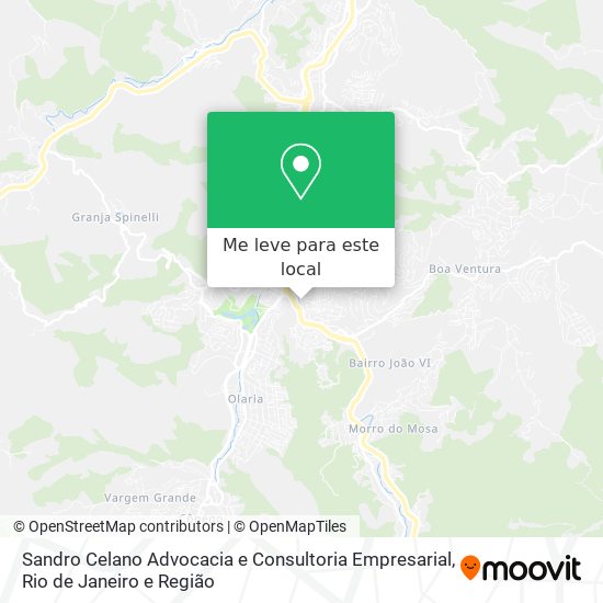Sandro Celano Advocacia e Consultoria Empresarial mapa
