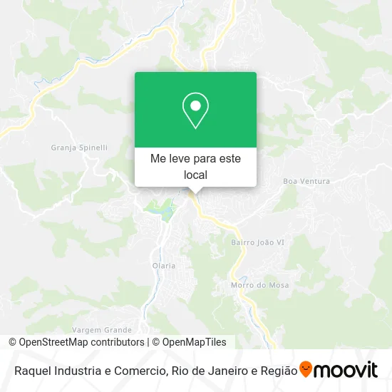 Raquel Industria e Comercio mapa
