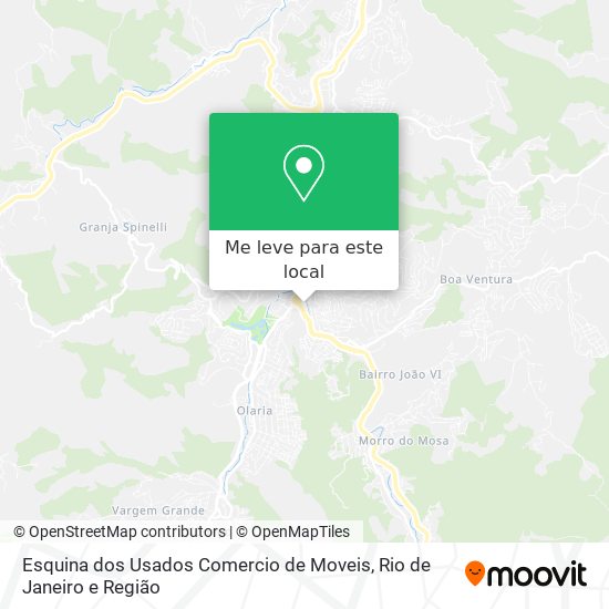 Esquina dos Usados Comercio de Moveis mapa