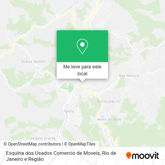 Esquina dos Usados Comercio de Moveis mapa