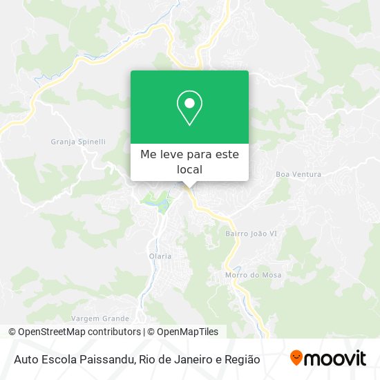 Auto Escola Paissandu mapa