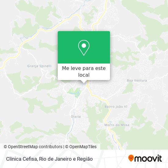 Clínica Cefisa mapa