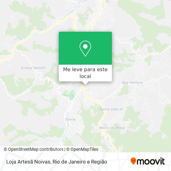 Loja Artesã Noivas mapa