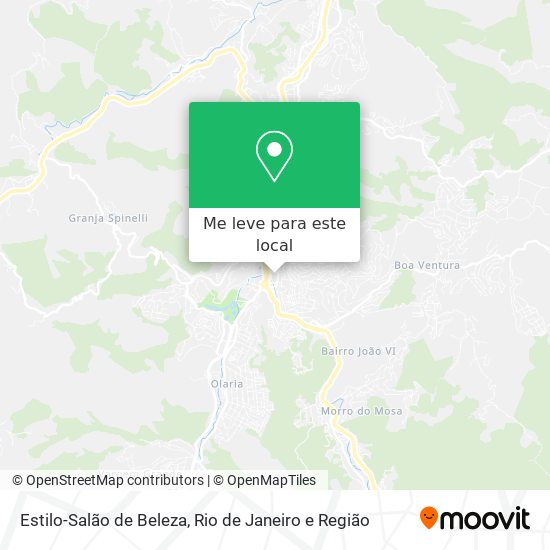 Estilo-Salão de Beleza mapa