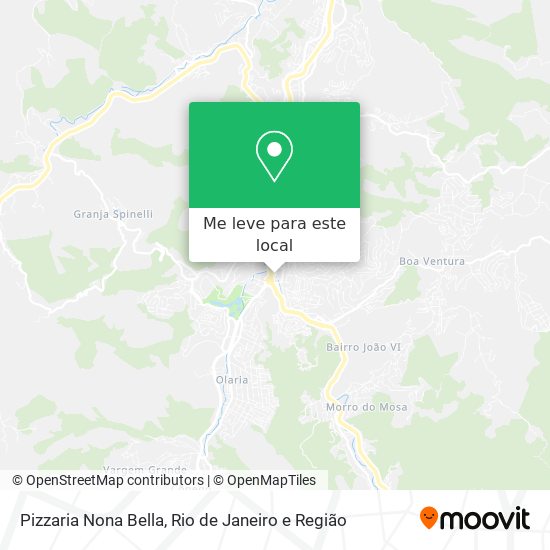 Pizzaria Nona Bella mapa