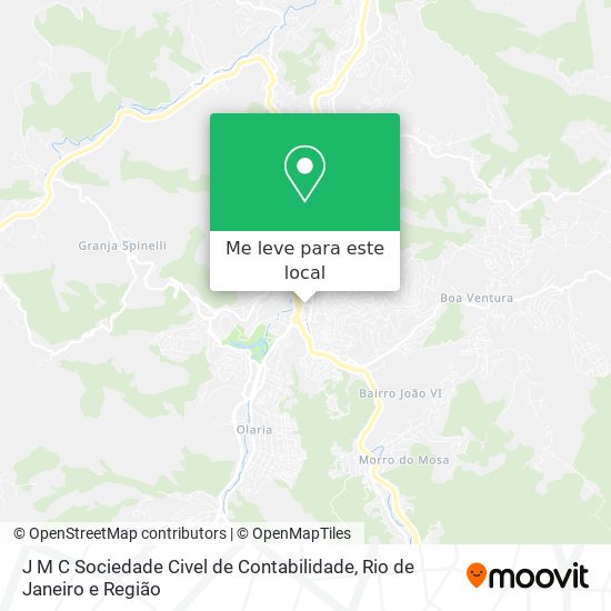J M C Sociedade Civel de Contabilidade mapa