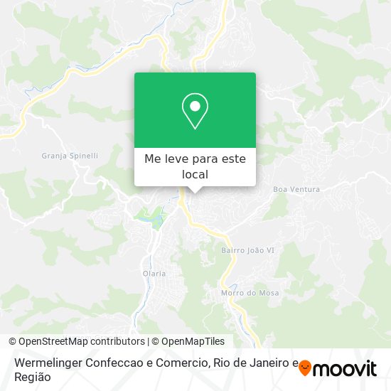 Wermelinger Confeccao e Comercio mapa