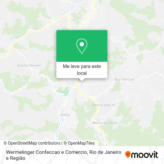 Wermelinger Confeccao e Comercio mapa