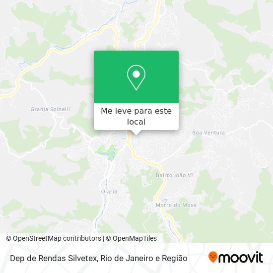 Dep de Rendas Silvetex mapa