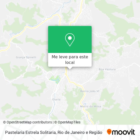 Pastelaria Estrela Solitaria mapa