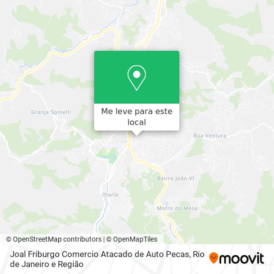 Joal Friburgo Comercio Atacado de Auto Pecas mapa