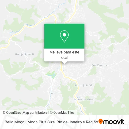Bella Moça - Moda Plus Size mapa