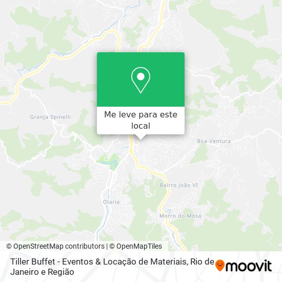 Tiller Buffet - Eventos & Locação de Materiais mapa