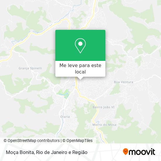 Moça Bonita mapa