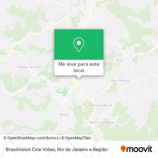 Brasilvision Cine Video mapa