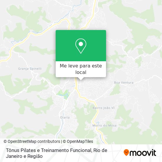 Tônus Pilates e Treinamento Funcional mapa