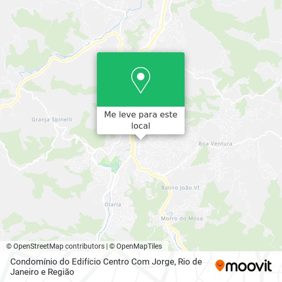 Condomínio do Edifício Centro Com Jorge mapa