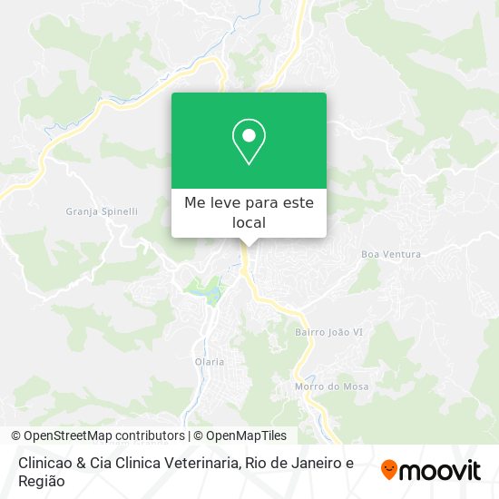 Clinicao & Cia Clinica Veterinaria mapa