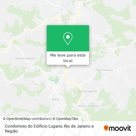 Condomnio do Edificio Lugano mapa