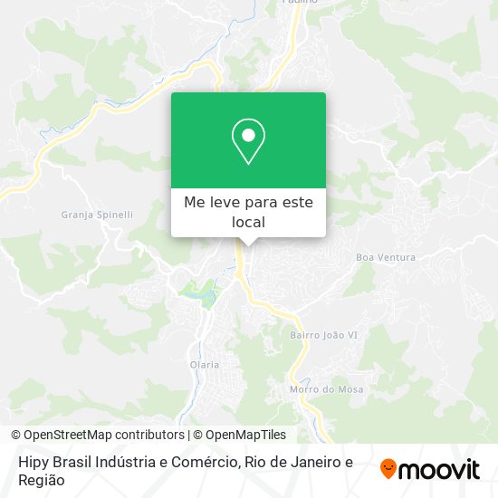 Hipy Brasil Indústria e Comércio mapa