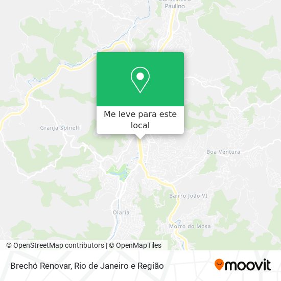 Brechó Renovar mapa