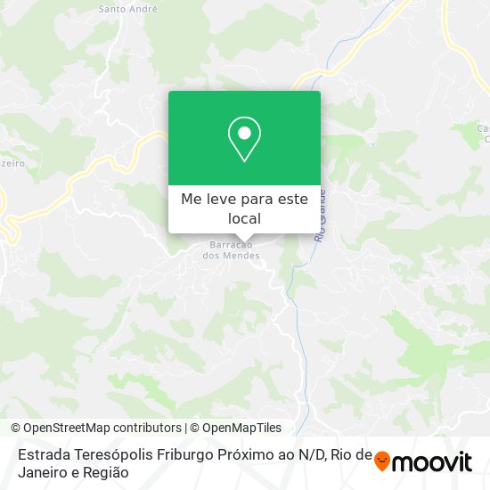 Estrada Teresópolis Friburgo Próximo ao N / D mapa