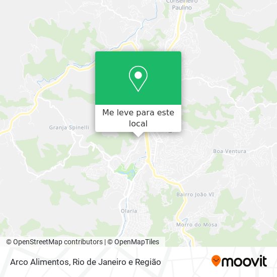 Arco Alimentos mapa